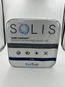 King Size Solis Quiet comfort Smooth Top Mattress Protector New! Ships Free - Picture 1 of 4