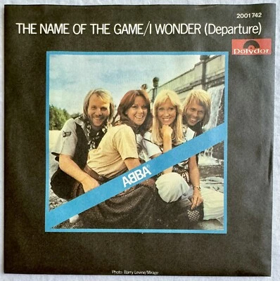 ABBA -The Name Of The Game- Rare 1984 German Issue 7” In Picture Sleeve (Vinyl) - Image 1 of 4