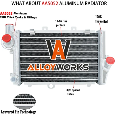 Radiator For 1984-97 BMW K75 K75T K75RT K1 K100LT K100RS K100RT K1100LT K1100RS - Изображение 1 из 4