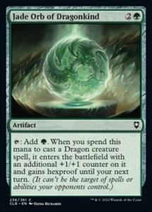 MTG - JADE ORB OF DRAGONKIND - Battle for Baldur's Gate (C) - Picture 1 of 1