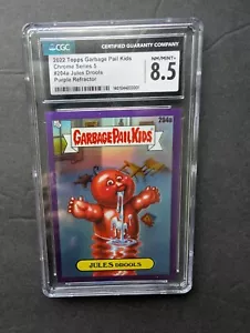 2022 Chrome Garbage Pail Kids Series 5 Purple Refractor CGC 8.5 #'d 247/250 - Picture 1 of 4