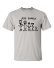Ass Family Jack Smart Lazy Kiss Dumb Funny Unisex Tee Shirt 386