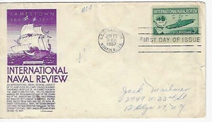 FDC James Town International Naval Review Scott #1091 - Imagen 1 de 1
