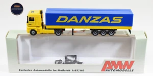 Awm H0 1:87 - Camion Renault Pianale - Rimorchio "Danzas" - Art. 5403.1 - Al 40 - Foto 1 di 2
