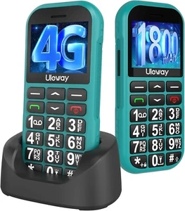 Cellulare 4G senior senza SIM-lock con pulsante SOS - pulsante grande con ricarica USB-C - Foto 1 di 9
