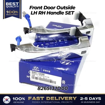 ⭐Genuino⭐ Juego de manijas puerta delantera exterior derecha derecha 826513jd00 para Hyundai Veracruz Foto 1 de 4