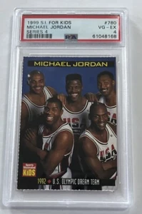 Michael Jordan Rare Sports Illustrated For Kids SI USA DREAM TEAM NBA PSA 4 - Bild 1 von 2