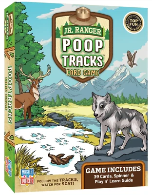 Jr. Ranger Poop Tracks Card Game 41979 NIB - Image 1 of 4