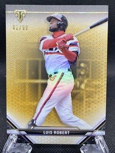 2021 Topps Triple Threads Luis Robert Gold Parallel #01/99