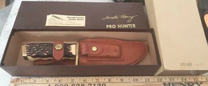 VINTAGE SCHRADE USA 171UH UNCLE HENRY PRO HUNTER Fixed Blade Knife w/Sheath NIB - Picture 1 of 5
