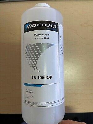 Lot Of 9  - Videojet 16-1060QP Make-Up Fluid - New And Sealed, Free Shipping • 59.99$