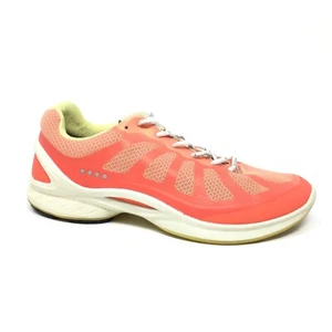 Ecco Biom Fjuel Shoes Sneakers Womens Size 8-8.5 US 39 EU Orange Pink Gym - Picture 1 of 9