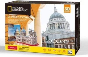 CubicFun 3D Puzzle National Geographic - St. Paul's Cathedral - 107 Pieces - Picture 1 of 2