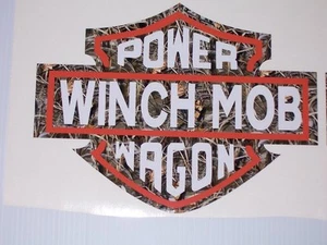 Camo Power Wagon Winch Mob Window or Bed side Decals Sticker Decal - Picture 1 of 5