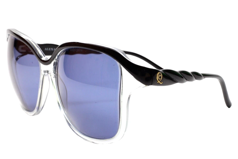 Alexander McQueen AM4149S K4XKU Black Gold Gradient Luxury Italy Sunglasses 60mm - Image 1 of 4