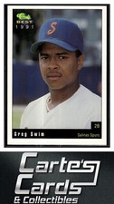 Greg Swim 1991 Classic Best Salinas Spurs #29  Salinas Spurs