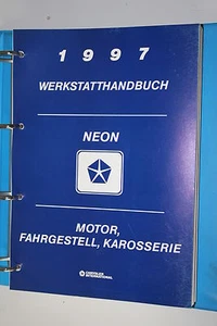 1997 Chrysler NEON Werkstatthandbuch Motor Fahrgestell Karosserie - Bild 1 von 2