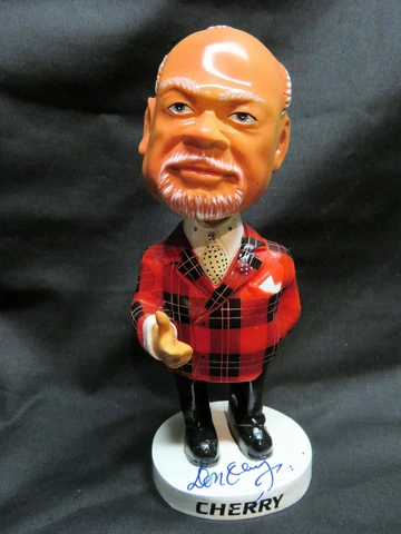 DON CHERRY,   Hand-SIGNED,  Official Bobblehead Doll Cover
