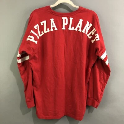 Camisa Disney Pixar Toy Story Pizza Planet Spirit Adulto M Roja Manga Larga Informal Foto 1 de 4