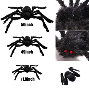 Araña Halloween Decoración Casa Utilería Embrujada Interior Exterior Gigante Terror Fiesta - Imagen 1 de 12