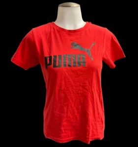 PUMA Essentials No. 1 Logo Big Kids' Tee Red & Black - Picture 1 of 5