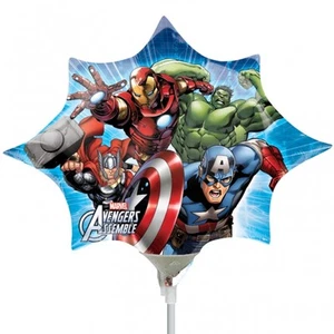 By Broward Balloons Marvel Avengers Mini Shape 14 Inch Foil Balloons (Qty2) - Picture 1 of 1