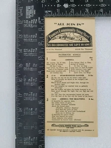 "All Join In" Pioneer Community Song Sheet 65 Old Favorite Music Corp.NYC Booklet - Bild 1 von 4