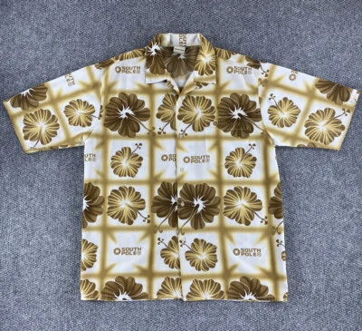 SouthPole Mens Hawaiian Shirt Short Sleeve Size Large - Image 1 of 4