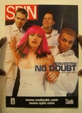 No Doubt Poster  Reinventing Spin Gwen Stefani