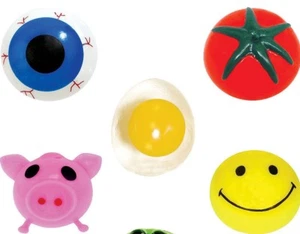 Großhandel 1 Box (144 STCK.) Squishy Smiley Spaß Splat Bälle SPIELZEUG GEMISCHTE BOX - Bild 1 von 5