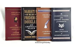 COMMON SENSE, CONSTITUTION, FREDERICK DOUGLASS, GETTYSBURG ADDRESS 4 Pocket LBs - Picture 1 of 9