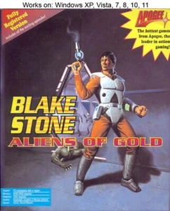Blake Stone: Aliens of Gold PC Game 1993 Apogee Windows 10 11 - Picture 1 of 2