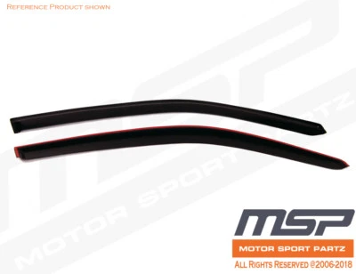 2 piezas Visera Protectores de lluvia Deflector de viento Chevrolet Cavalier 1982-1994 82-94 2 DR Foto 1 de 4