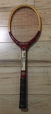 VINTAGE JIMMY CONNORS CUTLASS WOODEN TENNIS RACKET ORIGINAL OWNER