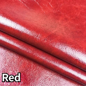 1PC Self Adhesive Oiled Wax Faux Leather Fabric DIY Sofa Headboard Material - Picture 1 of 35