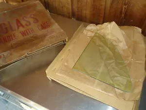 New NOS GM Front Door Vent Wing Window Glass 4122414 Pontiac 1941 1942 1946-1948 - Picture 1 of 4