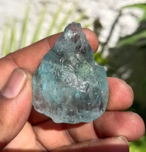 Aquamarin grober loser Edelstein Gewicht 136 Caret 1 Bilder Größe 47 x 36 x 16 mm AF-68 - Bild 1 von 5