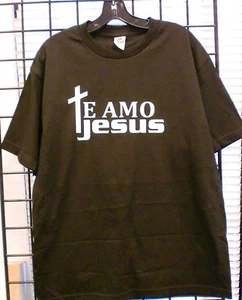 CHRISTIAN T-SHIRTS  - I LOVE JESUS  (in Spanish)  - Picture 1 of 2