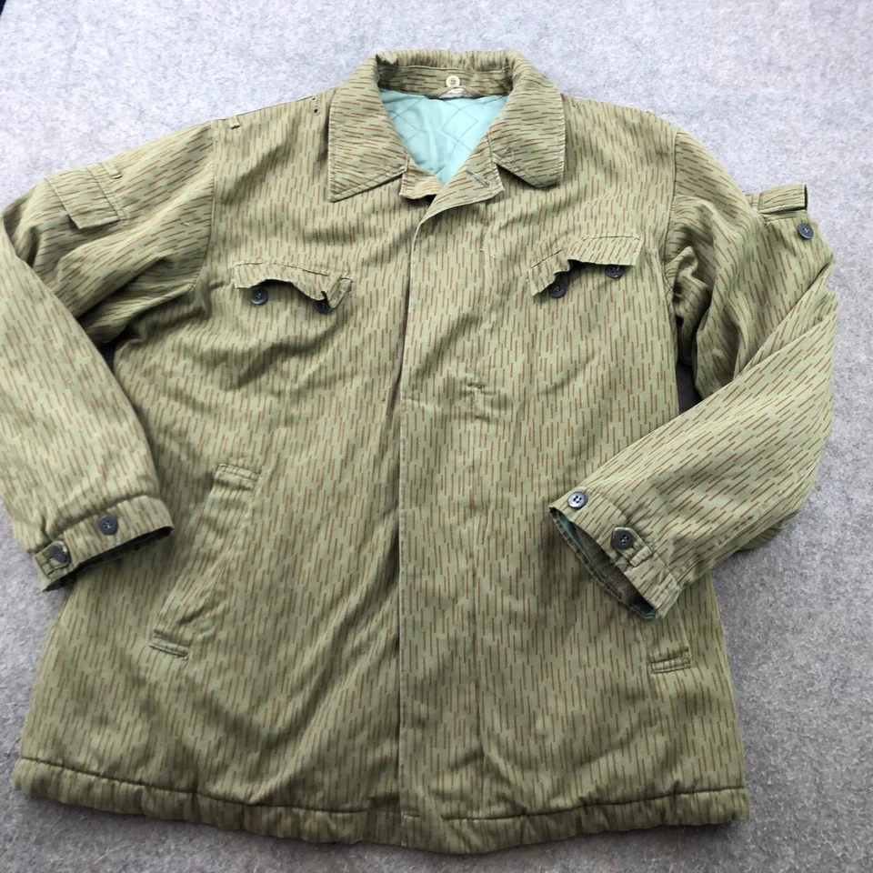 Vintage East Germany Military Jacket Stasi Raindrop Cold Weather Insulated k52 - Image 1 of 4