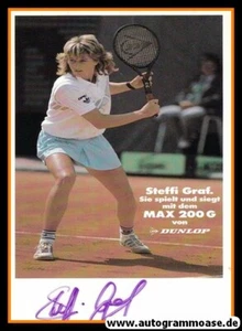 Autogramm Tennis | Steffi GRAF | 1990er (Dunlop) - Bild 1 von 1