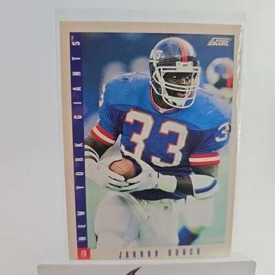 1993 Score - #136 Jarrod Bunch New York Giants - Image 1 of 4