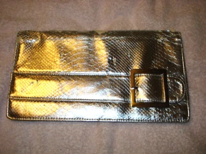 BORSA DA SERA VINTAGE ARGENTO BORSETTA BORSETTA MURVAL - Foto 1 di 8