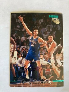 1995 Classic Rookies Autograph Greg Ostertag Kansas - Picture 1 of 2