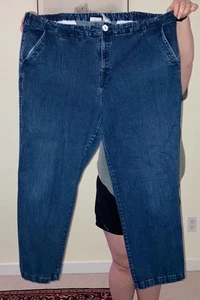 White Stag Plus Size Dark Jeans, Zipper, White Stag jeans, Size 26W Average - Picture 1 of 1