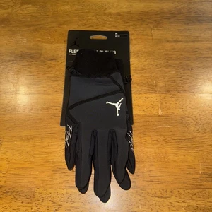 Nike Jordan Hyperstorm Fleece Gloves Dri-Fit Tech Black Men's Medium New W Tags - Picture 1 of 5
