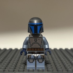LEGO Star Wars Jango Fett Smile Minifigure sw0468 From Set 75015 Retired - 1Z