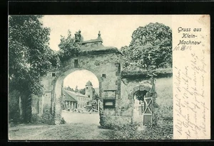 Klein-Machnow, Ansichtskarte, Torbogen mit Blick zum Marktplatz  - Picture 1 of 2