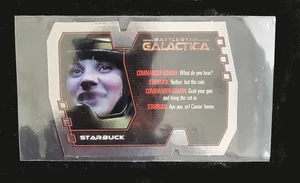 2005 BATTLESTAR GALACTICA QUOTABLES CHASE CARD - Picture 1 of 1