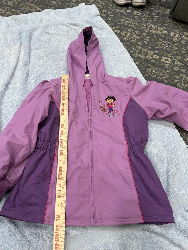 Abrigo DORA the Explorer Niñas 7/8 Chaqueta Cachorro Tiempo de Juego Perfecto Foto 1 de 4