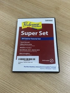 Professor Teaches Super Set 26 Course Tutorial Set For PC - NEW & SEALED - Picture 1 of 2